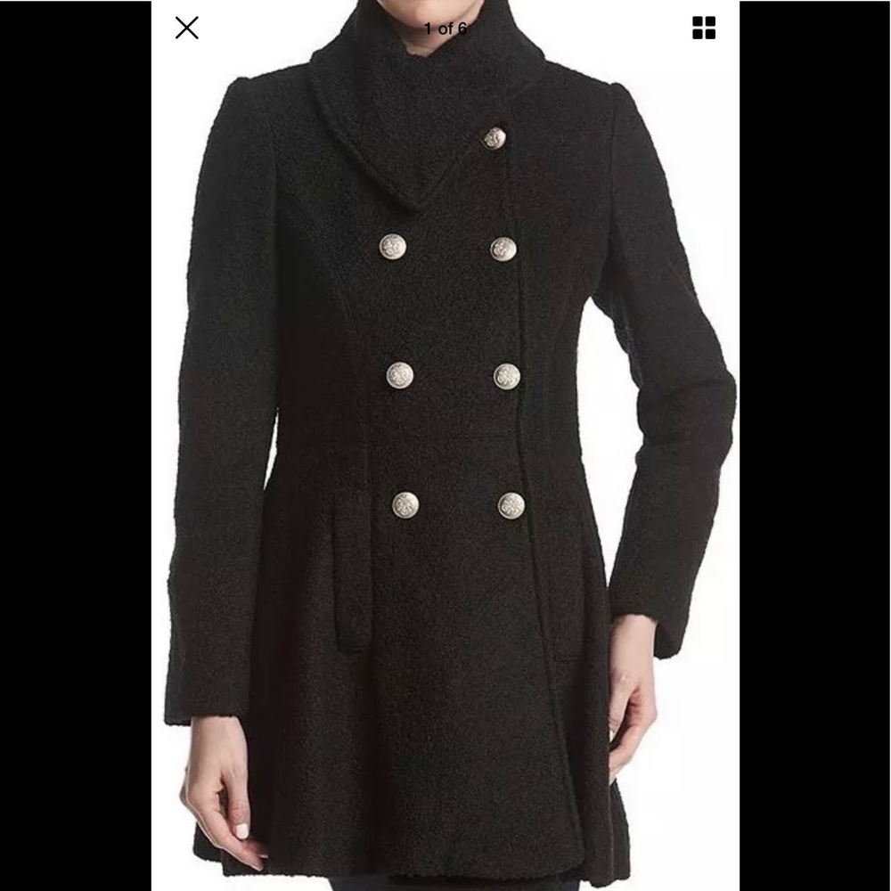 GUESS Jackets XXL Black AUTHENTIC Women’s Coat NEW - Picture 1 of 6